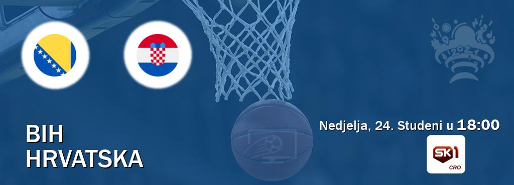 Izravni prijenos utakmice BiH i Hrvatska pratite uživo na Sportklub 1 (Nedjelja, 24. Studeni u  18:00).