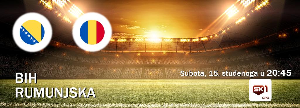 Izravni prijenos utakmice BiH i Rumunjska pratite uživo na Sportklub 1 (subota, 15. studenoga u 20:45). Izravni prijenos utakmice BiH i Rumunjska pratite uživo na Sportklub 1 (subota, 15. studenoga u 20:45).