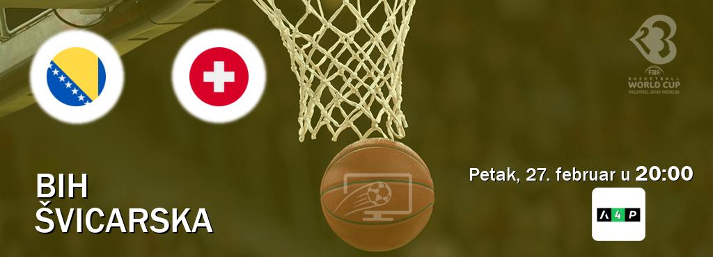 Izravni prijenos utakmice BiH i Švicarska pratite uživo na Arena Premium 4 (petak, 27. februar u  20:00).