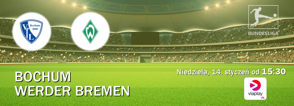 Gra między Bochum i Werder Bremen transmisja na żywo w Viaplay Polska (niedziela, 14. styczeń od  15:30).