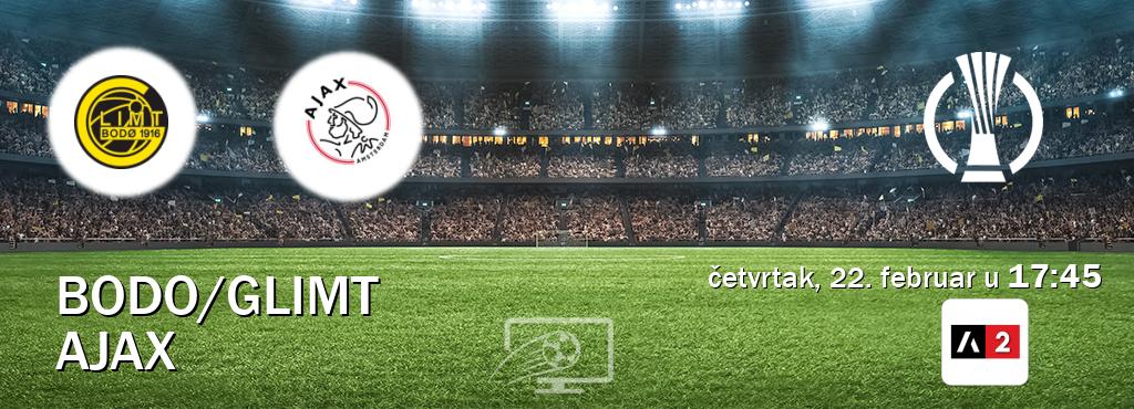 Izravni prijenos utakmice Bodo/Glimt i Ajax pratite uživo na Arena Sport 2 (četvrtak, 22. februar u  17:45).