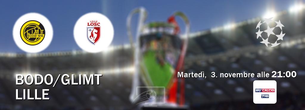 Il match Bodo/Glimt - Lille sarà trasmesso in diretta TV su Sky Sport 257 (ore 21:00)