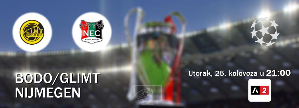 Izravni prijenos utakmice Bodo/Glimt i Nijmegen pratite uživo na Arena Sport 2 (utorak, 25. kolovoza u  21:00).