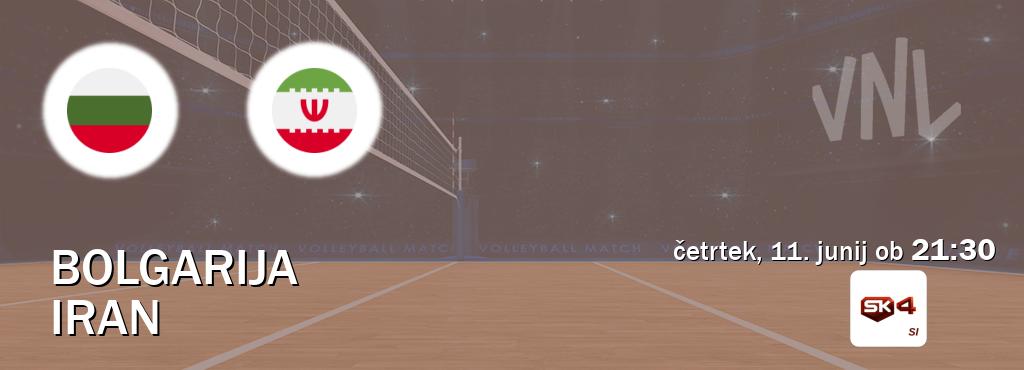 Prenos tekme med Bolgarija in Iran v živo na Sportklub 4 (četrtek, 11. junij ob  21:30 uri).