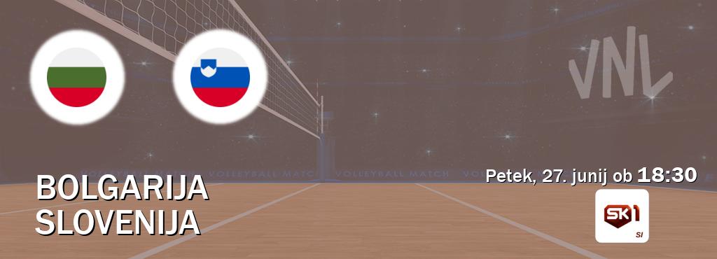 Dvoboj Bolgarija in Slovenija s prenosom tekme v živo na Sportklub 1.