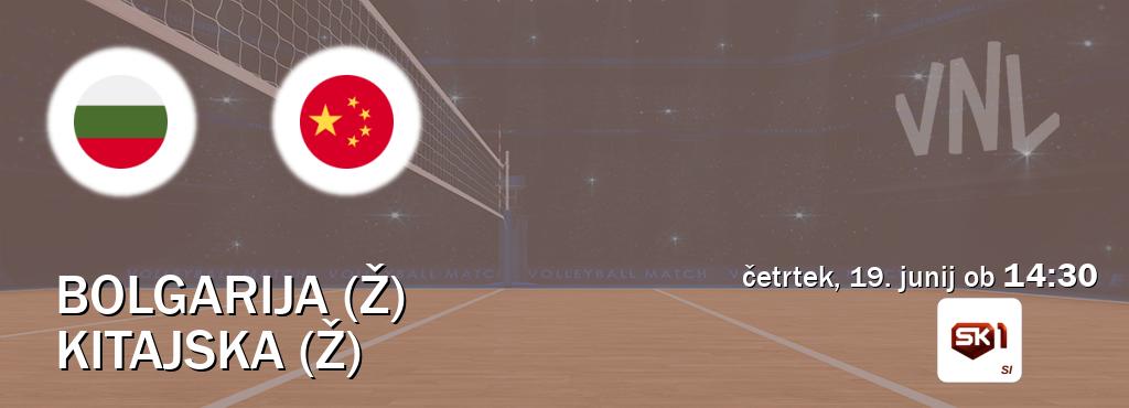 Dvoboj Bolgarija (Ž) in Kitajska (Ž) s prenosom tekme v živo na Sportklub 1.