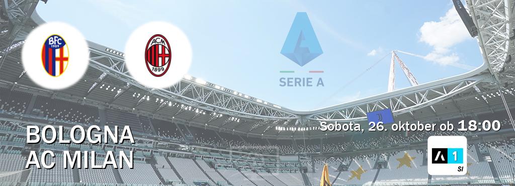 Prenos tekme med Bologna in AC Milan v živo na Arena Sport 1 (sobota, 26. oktober ob  18:00 uri).