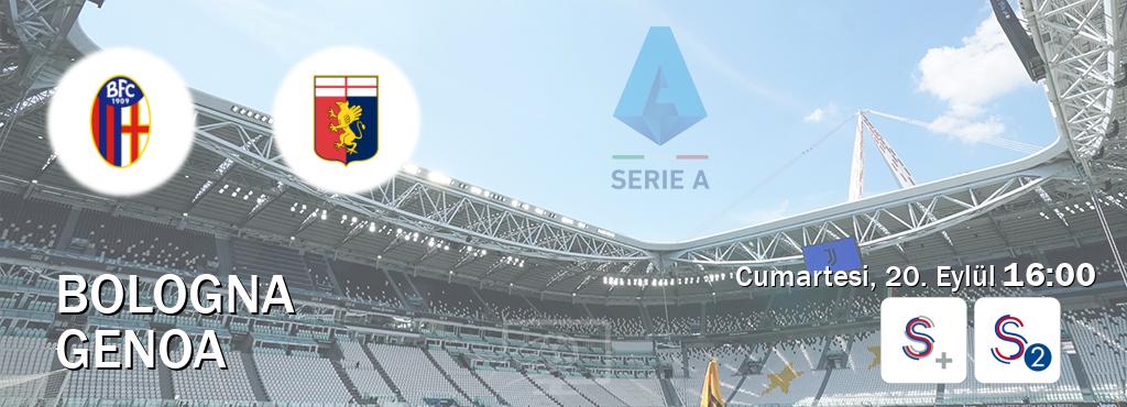 Karşılaşma Bologna - Genoa S Sport + ve S Sport 2'den canlı yayınlanacak (Cumartesi, 20. Eylül  16:00).