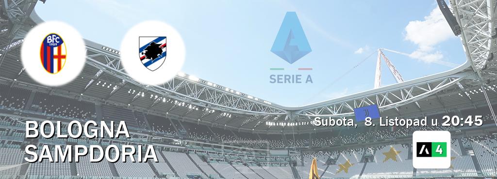 Izravni prijenos utakmice Bologna i Sampdoria pratite uživo na Arena Sport 4 (Subota,  8. Listopad u  20:45).