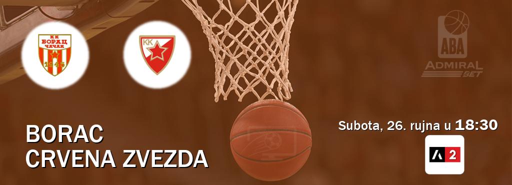 Izravni prijenos utakmice Borac i Crvena zvezda pratite uživo na Arena Sport 2 (subota, 26. rujna u  18:30).