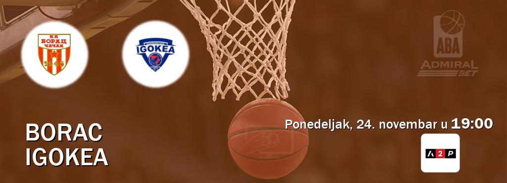 Izravni prijenos utakmice Borac i Igokea pratite uživo na Arena Premium 2 (ponedeljak, 24. novembar u 19:00). Izravni prijenos utakmice Borac i Igokea pratite uživo na Arena Premium 2 (ponedeljak, 24. novembar u 19:00).