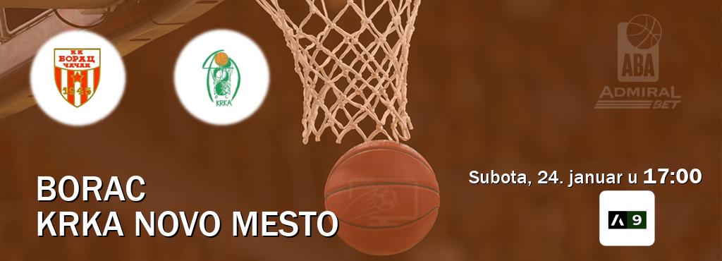 Izravni prijenos utakmice Borac i Krka Novo Mesto pratite uživo na Arena Sport 9 (subota, 24. januar u  17:00).