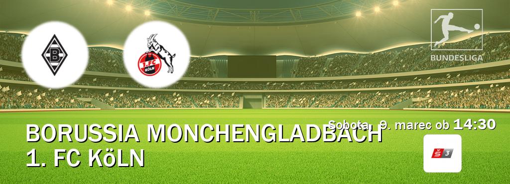 Prenos tekme med Borussia Monchengladbach in 1. FC Köln v živo na Sport TV 3 (sobota,  9. marec ob  14:30 uri).