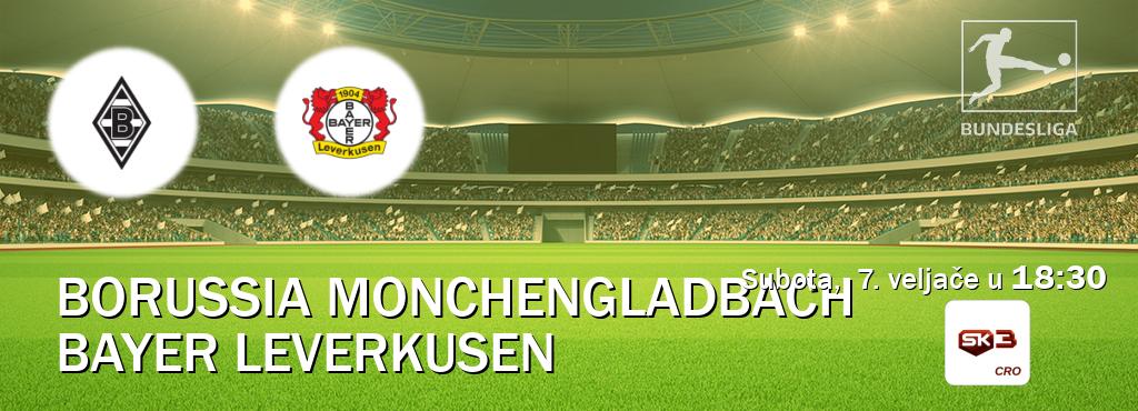 Izravni prijenos utakmice Borussia Monchengladbach i Bayer Leverkusen pratite uživo na Sportklub 3 (subota,  7. veljače u  18:30).