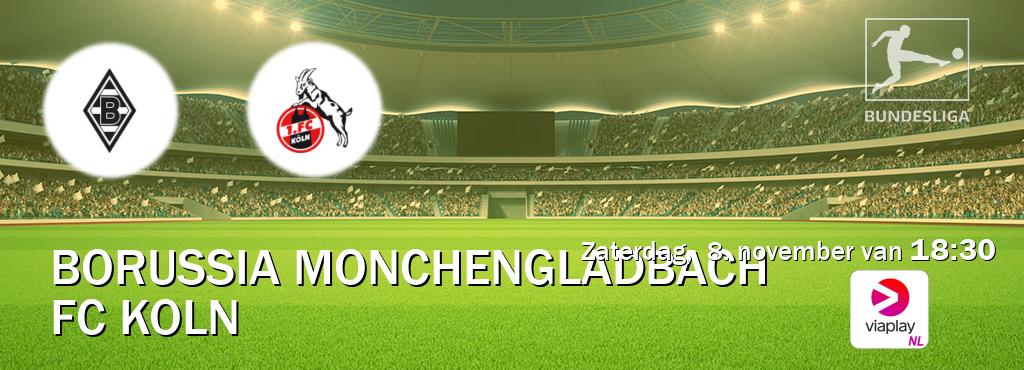 Wedstrijd tussen Borussia Monchengladbach en FC Koln live op tv bij Viaplay Nederland (zaterdag, 8. november van 18:30). Wedstrijd tussen Borussia Monchengladbach en FC Koln live op tv bij Viaplay Nederland (zaterdag, 8. november van 18:30).