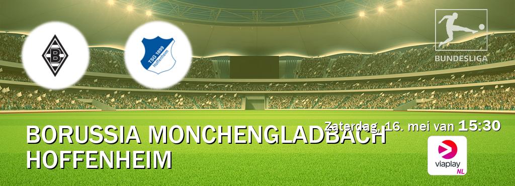 Wedstrijd tussen Borussia Monchengladbach en Hoffenheim live op tv bij Viaplay Nederland (zaterdag, 16. mei van  15:30).