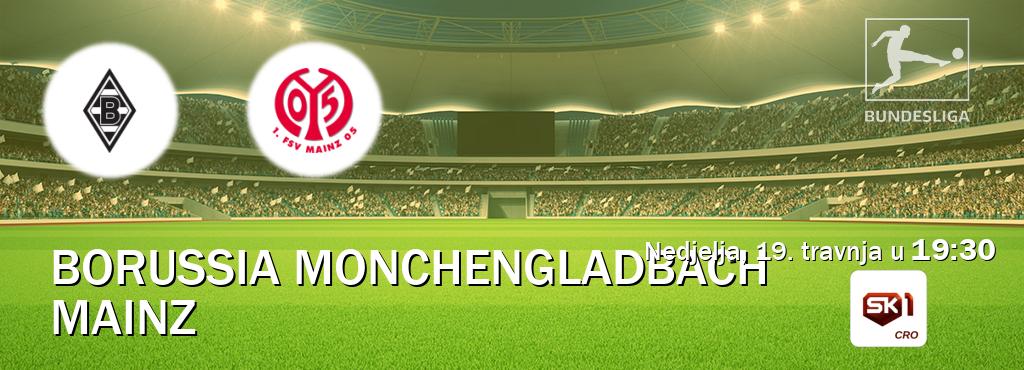 Izravni prijenos utakmice Borussia Monchengladbach i Mainz pratite uživo na Sportklub 1 (nedjelja, 19. travnja u  19:30).