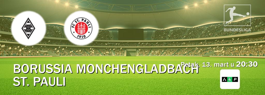 Izravni prijenos utakmice Borussia Monchengladbach i St. Pauli pratite uživo na Arena Premium 4 (petak, 13. mart u  20:30).