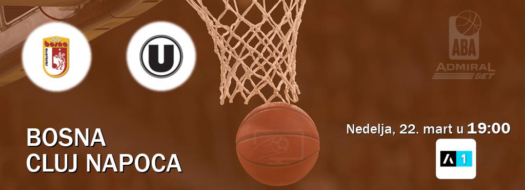 Izravni prijenos utakmice Bosna i Cluj Napoca pratite uživo na Arena Sport 1 (nedelja, 22. mart u  19:00).