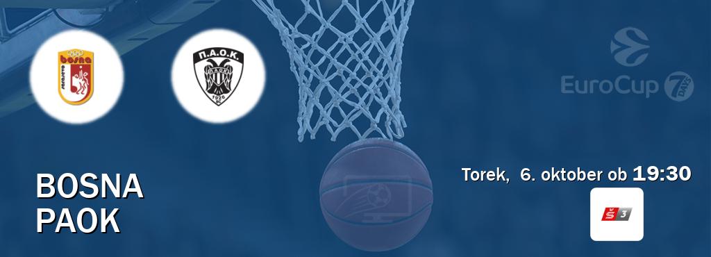 Bosna in PAOK v živo na Sport TV 3. Prenos tekme bo v torek, 6. oktober ob 19:30 Bosna in PAOK v živo na Sport TV 3. Prenos tekme bo v torek, 6. oktober ob 19:30