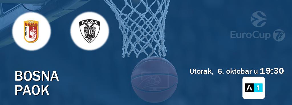 Izravni prijenos utakmice Bosna i PAOK pratite uživo na Arena Sport 1 (utorak,  6. oktobar u  19:30).