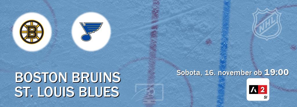 Prenos tekme med Boston Bruins in St. Louis Blues v živo na Arena Sport 2 (sobota, 16. november ob  19:00 uri).