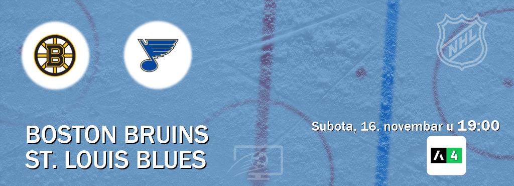 Izravni prijenos utakmice Boston Bruins i St. Louis Blues pratite uživo na Arena Sport 4 (subota, 16. novembar u  19:00).