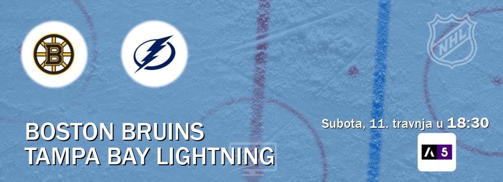 Izravni prijenos utakmice Boston Bruins i Tampa Bay Lightning pratite uživo na Arena Sport 5 (subota, 11. travnja u  18:30).