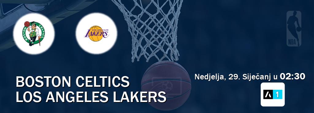 Izravni prijenos utakmice Boston Celtics i Los Angeles Lakers pratite uživo na Arena Sport 1 (Nedjelja, 29. Siječanj u  02:30).