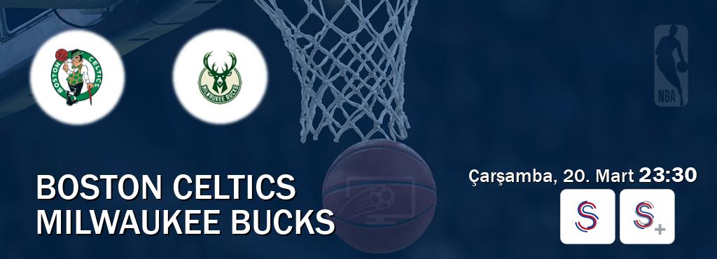 Karşılaşma Boston Celtics - Milwaukee Bucks S Sport ve S Sport +'den canlı yayınlanacak (Çarşamba, 20. Mart  23:30).
