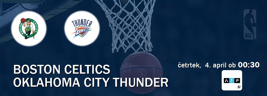 Dvoboj Boston Celtics in Oklahoma City Thunder s prenosom tekme v živo na Arena Sport Premium.