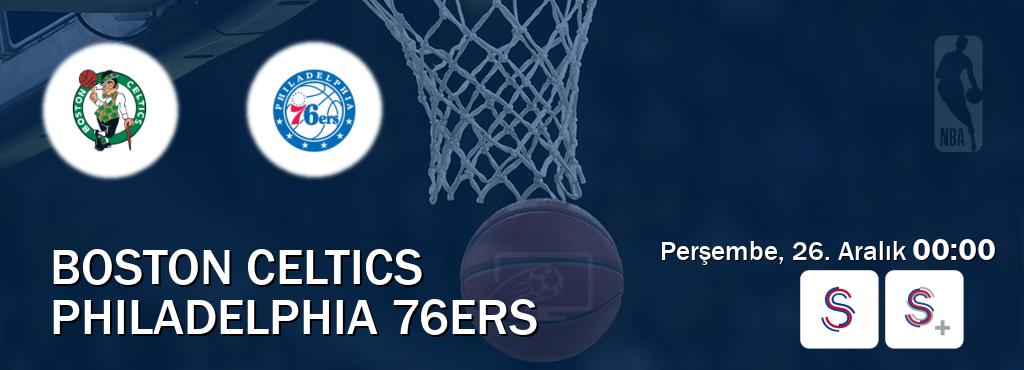 Karşılaşma Boston Celtics - Philadelphia 76ers S Sport ve S Sport +'den canlı yayınlanacak (Perşembe, 26. Aralık  00:00).