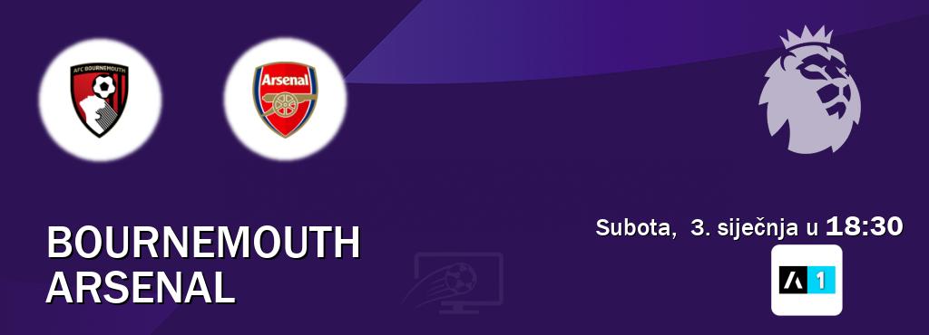 Izravni prijenos utakmice Bournemouth i Arsenal pratite uživo na Arena Sport 1 (subota,  3. siječnja u  18:30).