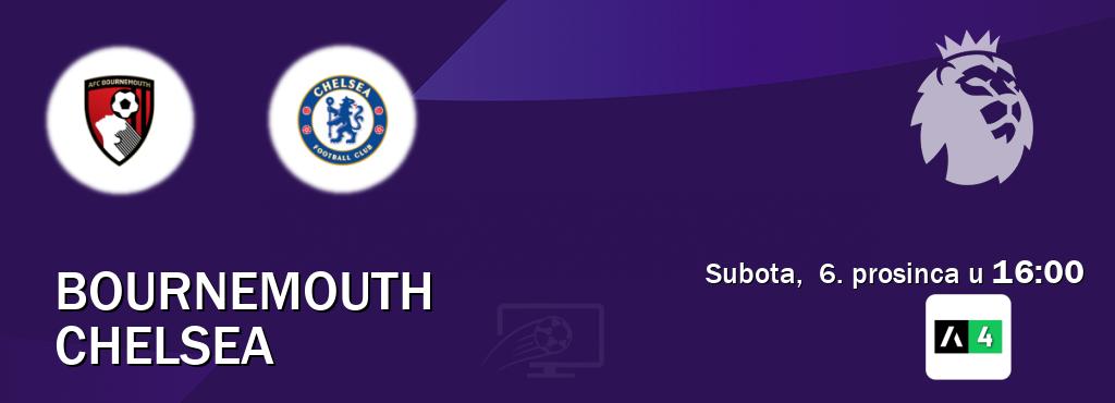 Izravni prijenos utakmice Bournemouth i Chelsea pratite uživo na Arena Sport 4 (subota,  6. prosinca u  16:00).