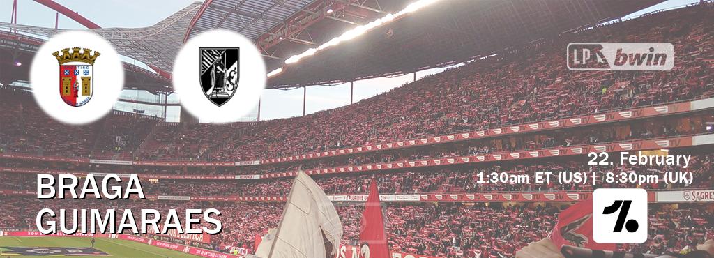 You can watch game live between Braga and Guimaraes on OneFootball.