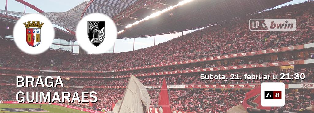 Izravni prijenos utakmice Braga i Guimaraes pratite uživo na Arena Sport 8 (subota, 21. februar u  21:30).