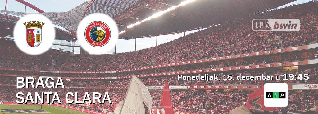 Izravni prijenos utakmice Braga i Santa Clara pratite uživo na Arena Premium 4 (ponedeljak, 15. decembar u  19:45).