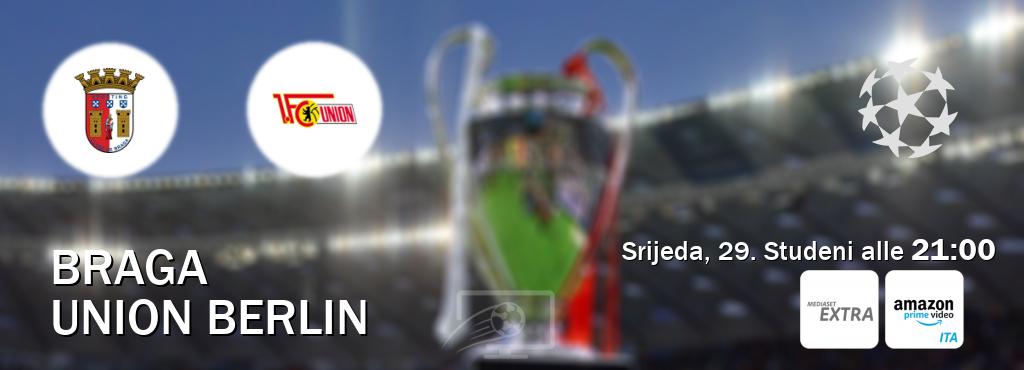 Il match Braga - Union Berlin sarà trasmesso in diretta TV su Mediaset Extra e Mediaset Infinity (ore 21:00)