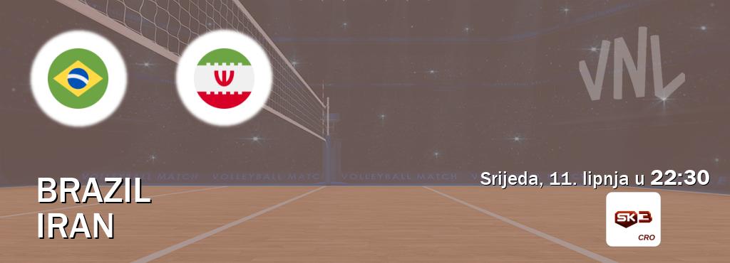 Izravni prijenos utakmice Brazil i Iran pratite uživo na Sportklub 3 (srijeda, 11. lipnja u 22:30). Izravni prijenos utakmice Brazil i Iran pratite uživo na Sportklub 3 (srijeda, 11. lipnja u 22:30).