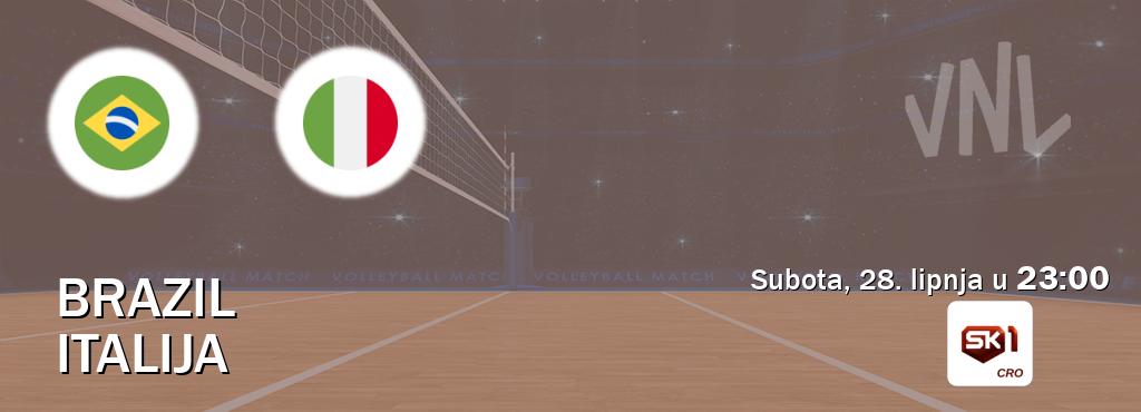 Izravni prijenos utakmice Brazil i Italija pratite uživo na Sportklub 1 (subota, 28. lipnja u 23:00). Izravni prijenos utakmice Brazil i Italija pratite uživo na Sportklub 1 (subota, 28. lipnja u 23:00).