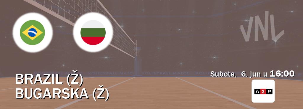 Izravni prijenos utakmice Brazil (Ž) i Bugarska (Ž) pratite uživo na Arena Premium 2 (subota, 6. jun u 16:00). Izravni prijenos utakmice Brazil (Ž) i Bugarska (Ž) pratite uživo na Arena Premium 2 (subota, 6. jun u 16:00).