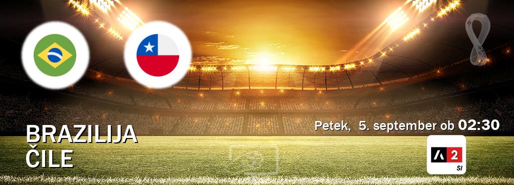Dvoboj Brazilija in Čile s prenosom tekme v živo na Arena Sport 2. Dvoboj Brazilija in Čile s prenosom tekme v živo na Arena Sport 2.
