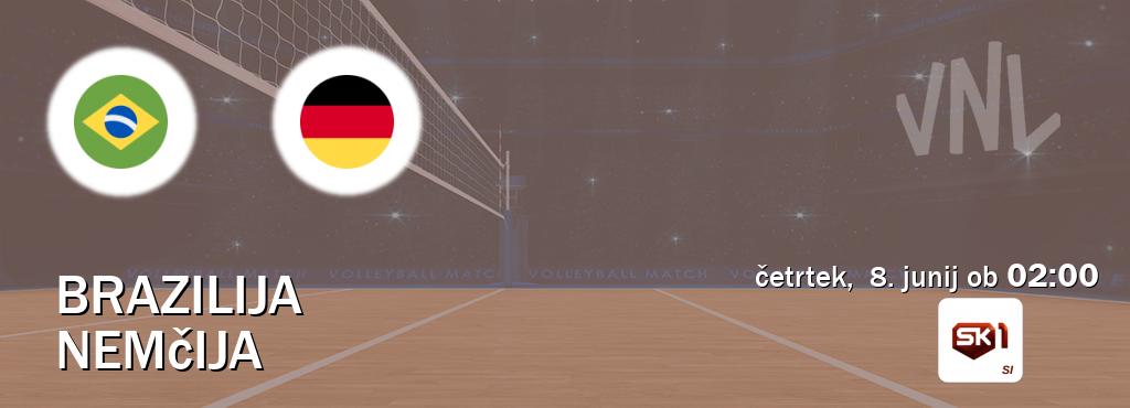 Prenos tekme med Brazilija in Nemčija v živo na Sportklub 1 (četrtek,  8. junij ob  02:00 uri).