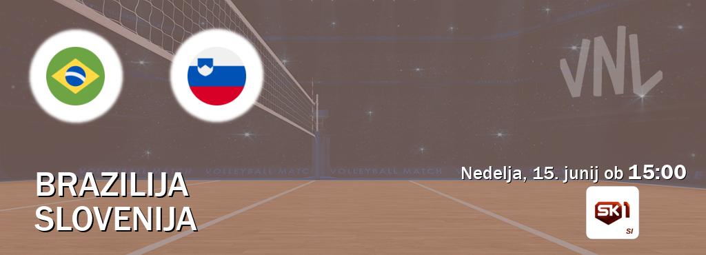 Ne zamudi prenosa tekme Brazilija - Slovenija v živo na Sportklub 1.