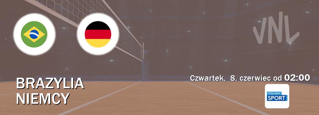 Gra między Brazylia i Niemcy transmisja na żywo w Polsat Sport (czwartek,  8. czerwiec od  02:00).