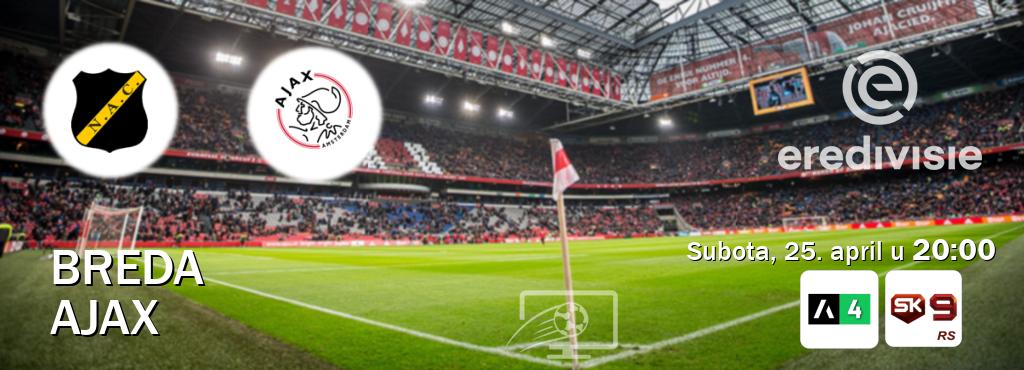 Izravni prijenos utakmice Breda i Ajax pratite uživo na Arena Sport 4 i Sportklub 9 (subota, 25. april u  20:00).