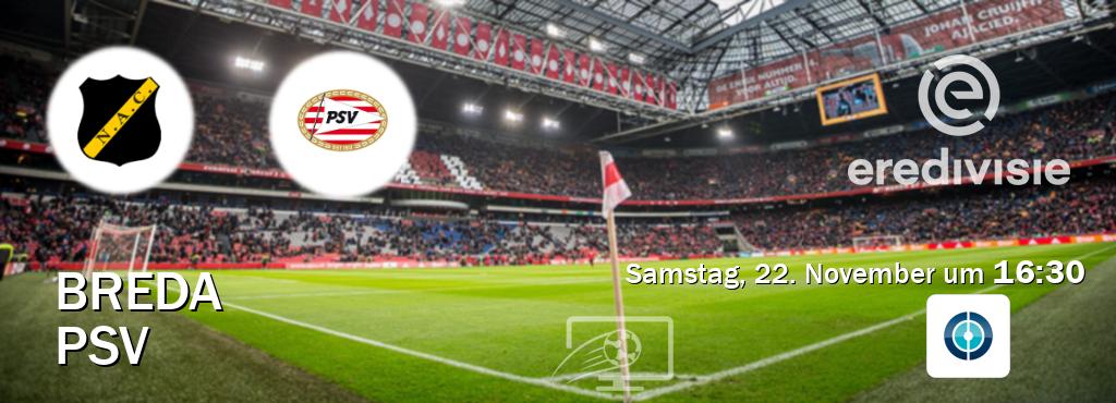 Das Spiel zwischen Breda und PSV wird am Samstag, 22. November um 16:30, live vom Sportdigital FUSSBALL übertragen. Das Spiel zwischen Breda und PSV wird am Samstag, 22. November um 16:30, live vom Sportdigital FUSSBALL übertragen.