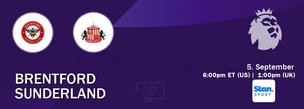 You can watch game live between Brentford and Sunderland on Stan Sport(AU). You can watch game live between Brentford and Sunderland on Stan Sport(AU).