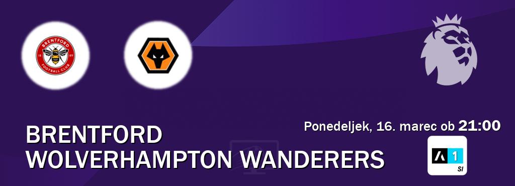 Prenos tekme med Brentford in Wolverhampton Wanderers v živo na Arena Sport 1 (ponedeljek, 16. marec ob  21:00 uri).