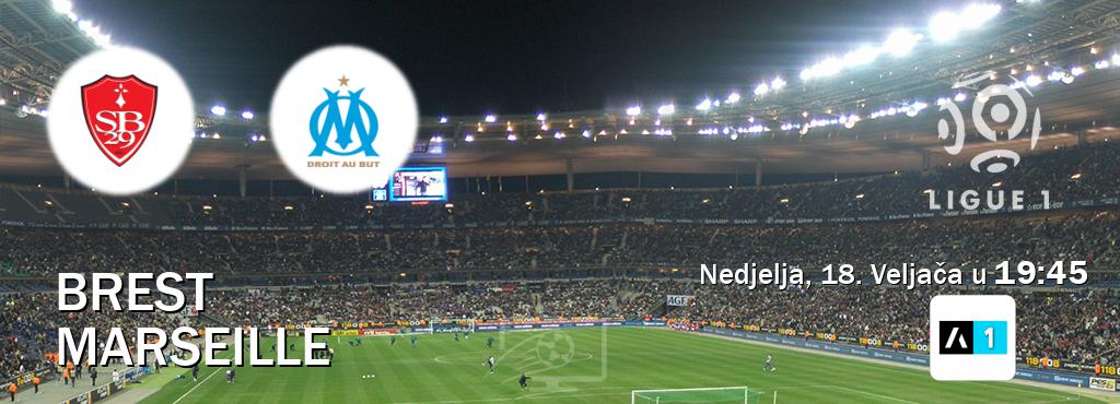 Izravni prijenos utakmice Brest i Marseille pratite uživo na Arena Sport 1 (Nedjelja, 18. Veljača u  19:45).